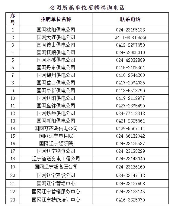 国网辽宁省电力有限公司2026年高校毕业生招聘公告（第二批）