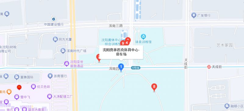 沈阳奥体中心地上区域停车场地址及停车位数量 沈阳奥体中心地上区域