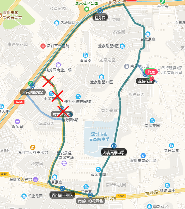 10月11日起深圳这7条公交线路将做出调整