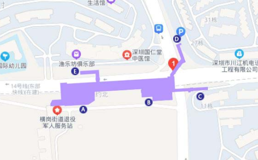 六约地铁站 出口图片