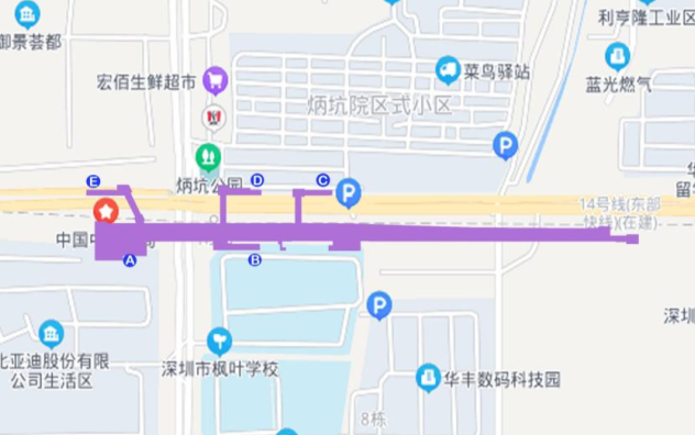 深圳地铁14号线南约站出入口在哪里