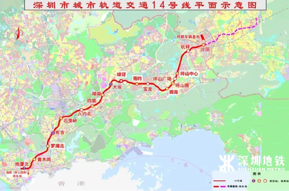 深圳地铁14号线站点有哪些？