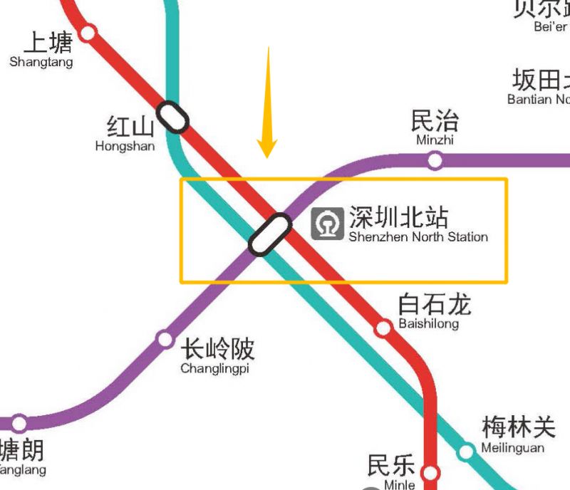 深圳北站地铁几号线- 深圳本地宝