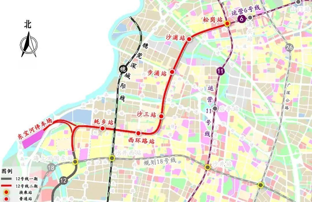 深圳地铁12号线二期最新进展：沙浦站顺利封顶