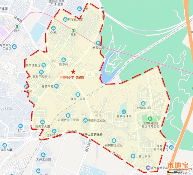 龙岗区2023年新增公办学校学区划分方案（附范围图）