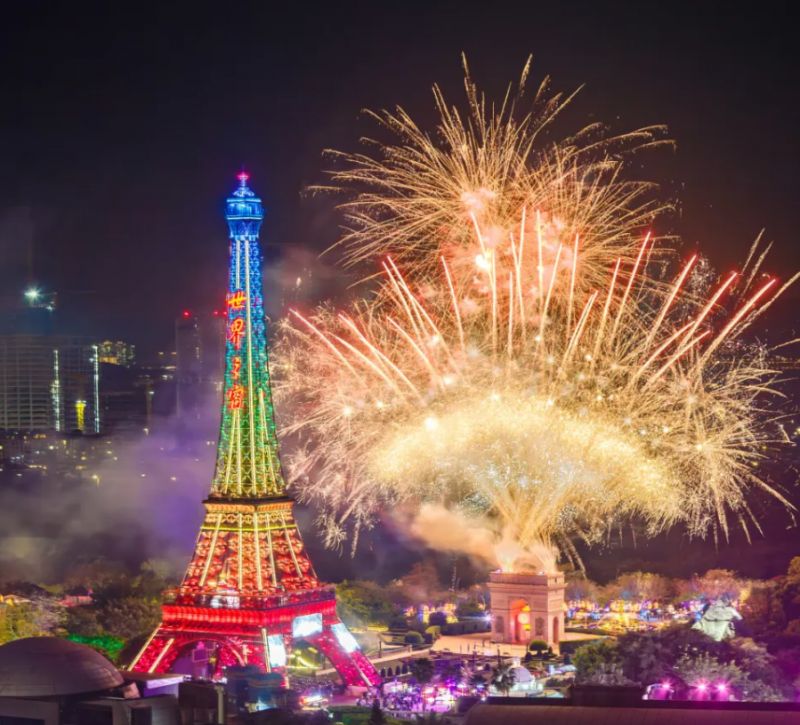 深圳世界之窗五一烟花表演时长(持续多久)