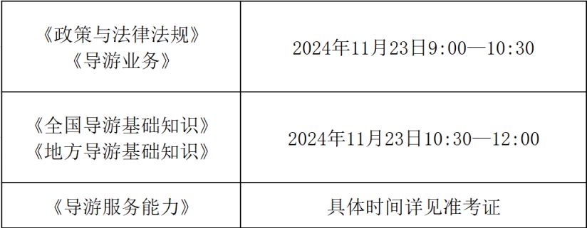 关于组织实施2024年全国导游资格考试天津考区的通知