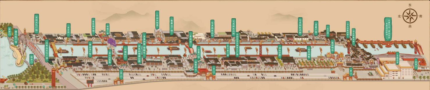 2026唐山河头老街导览图