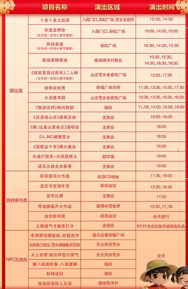 2026遵化山里各庄春节活动时间表