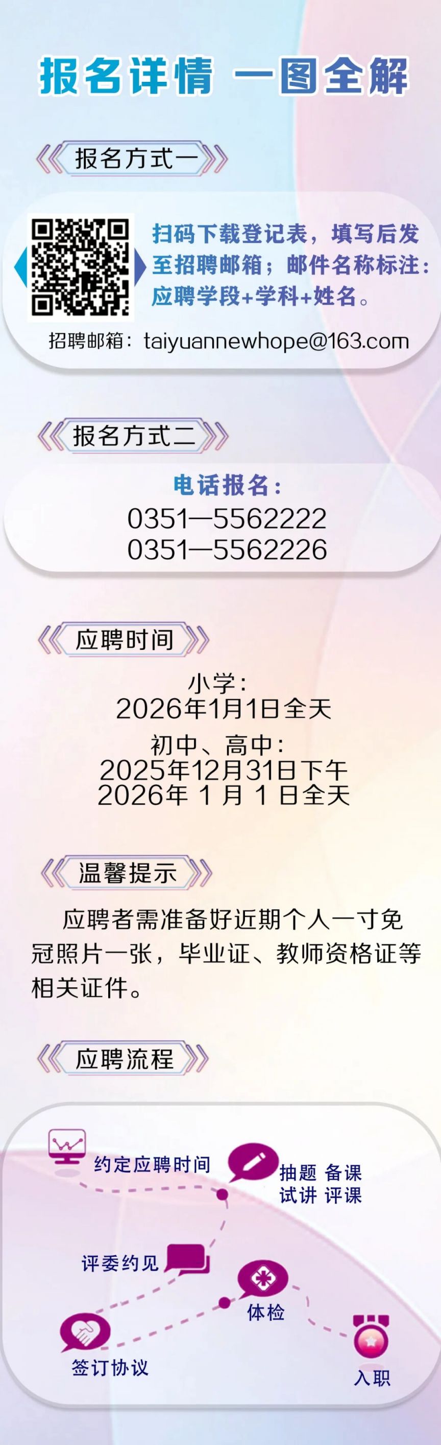 太原新希望双语学校2026元旦招聘会