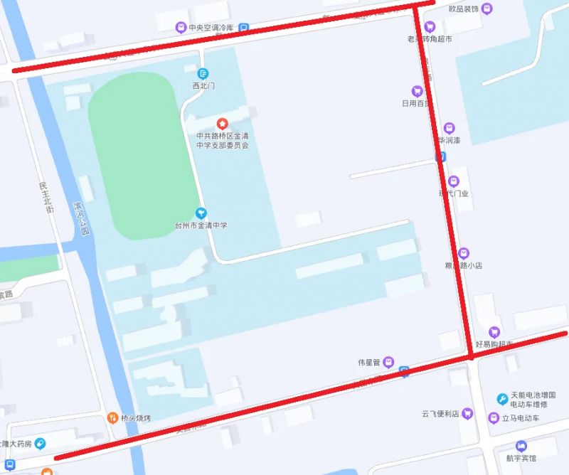 2026年1月台州路桥区选考学考交通管制+考点安排