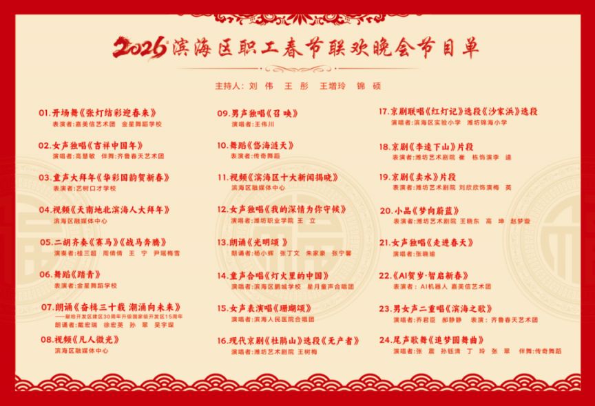 2026潍坊滨海区职工春节联欢晚会