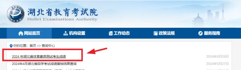 湖北省教育考试院高考体育专业素质测试成绩查询入口http://www.hbea.edu.cn