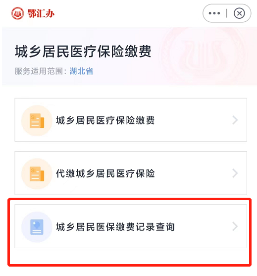 武汉居民医保缴费完税证明查询打印指南