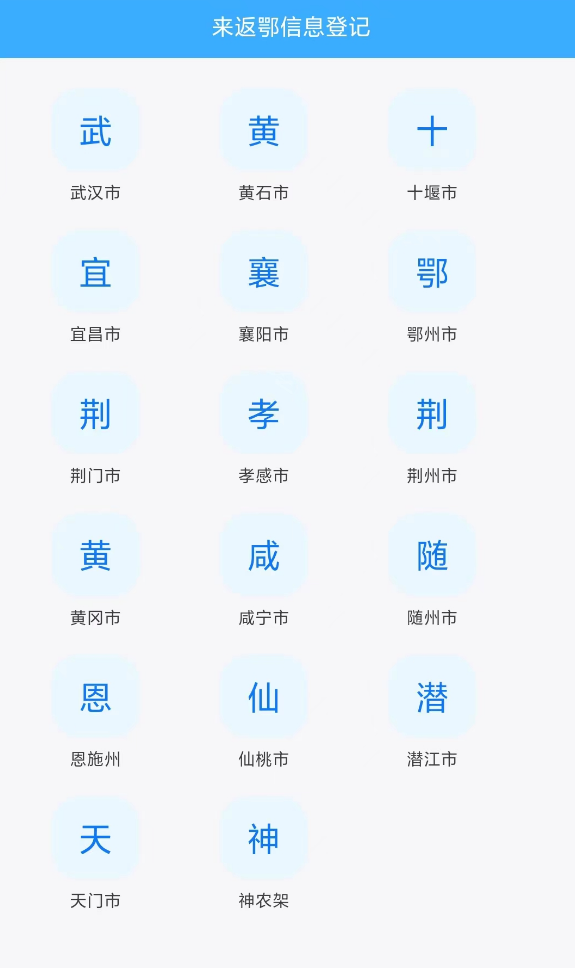 湖北返乡报备二维码是什么