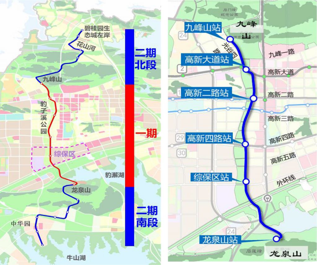 光谷29号线地铁规划图图片