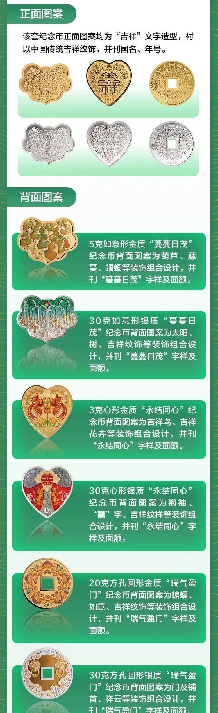 2025吉祥文化心形纪念币价格多少？怎么预约购买?
