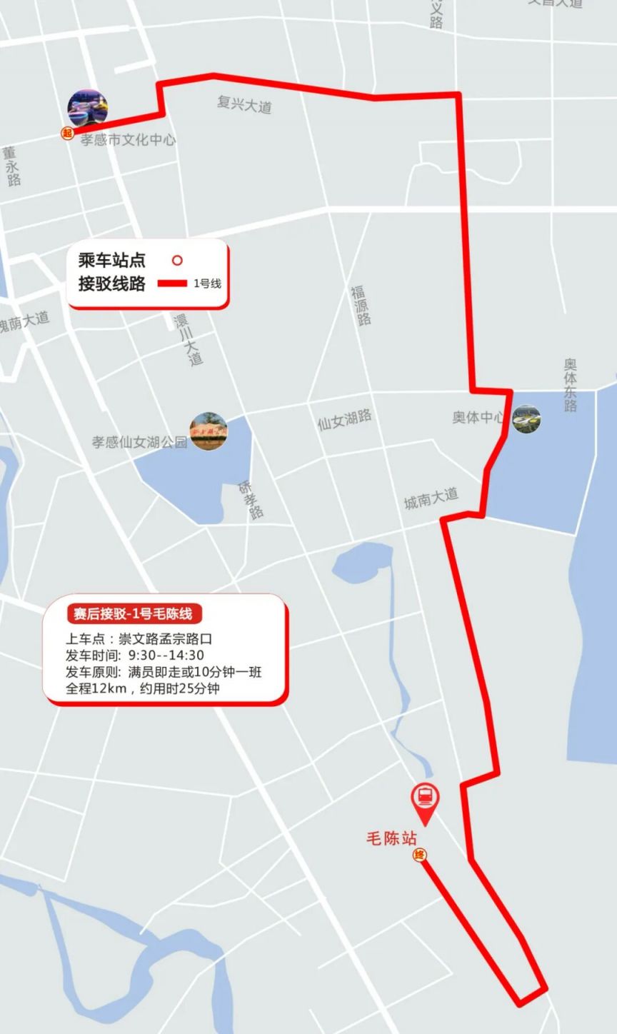 2026孝感马拉松比赛接驳指南（赛前+赛后）