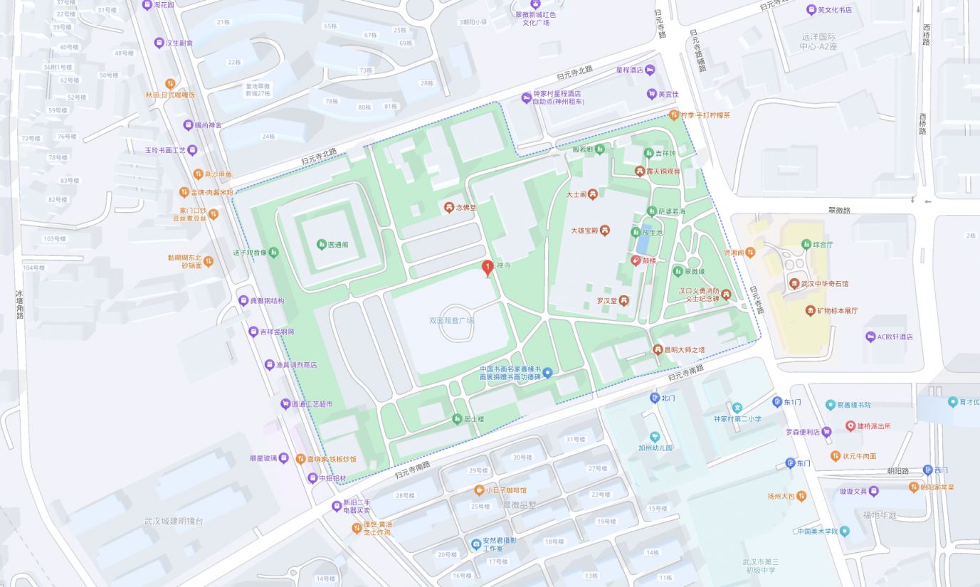 武汉归元寺在哪里怎么坐车去？