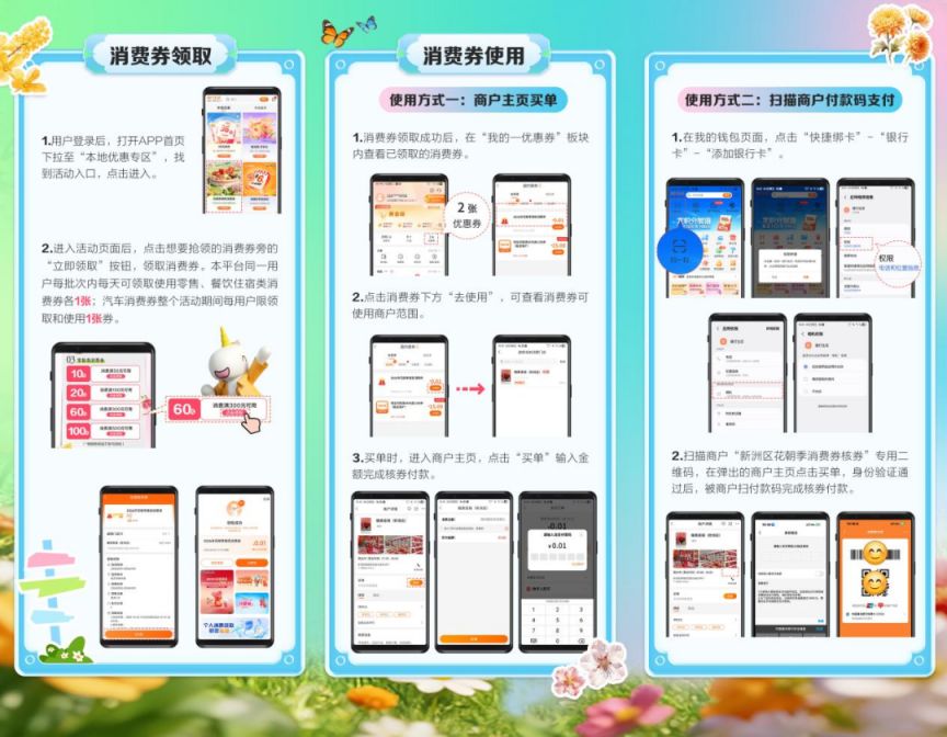 2026武汉新洲区消费券怎么领?