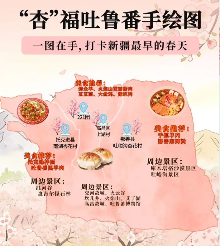 2026吐鲁番第九届杏花季活动核心赏花地