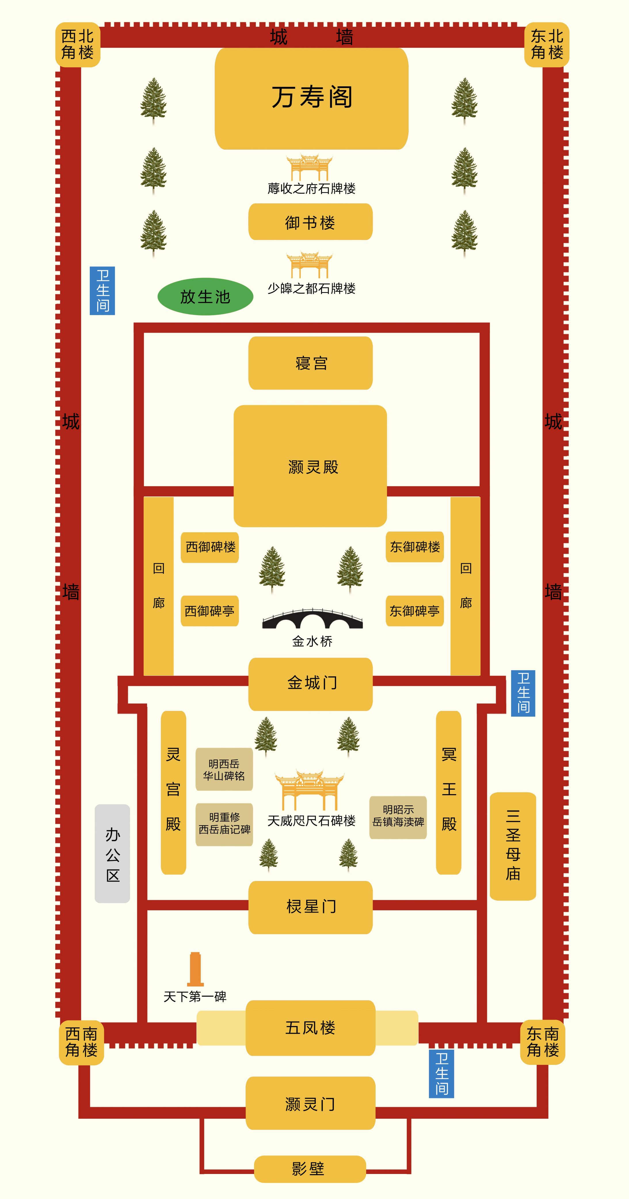 渭南西岳庙秋季游览攻略