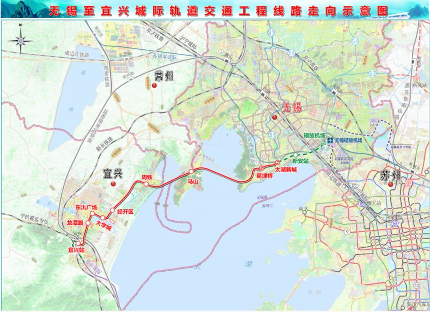 锡宜s2线路图