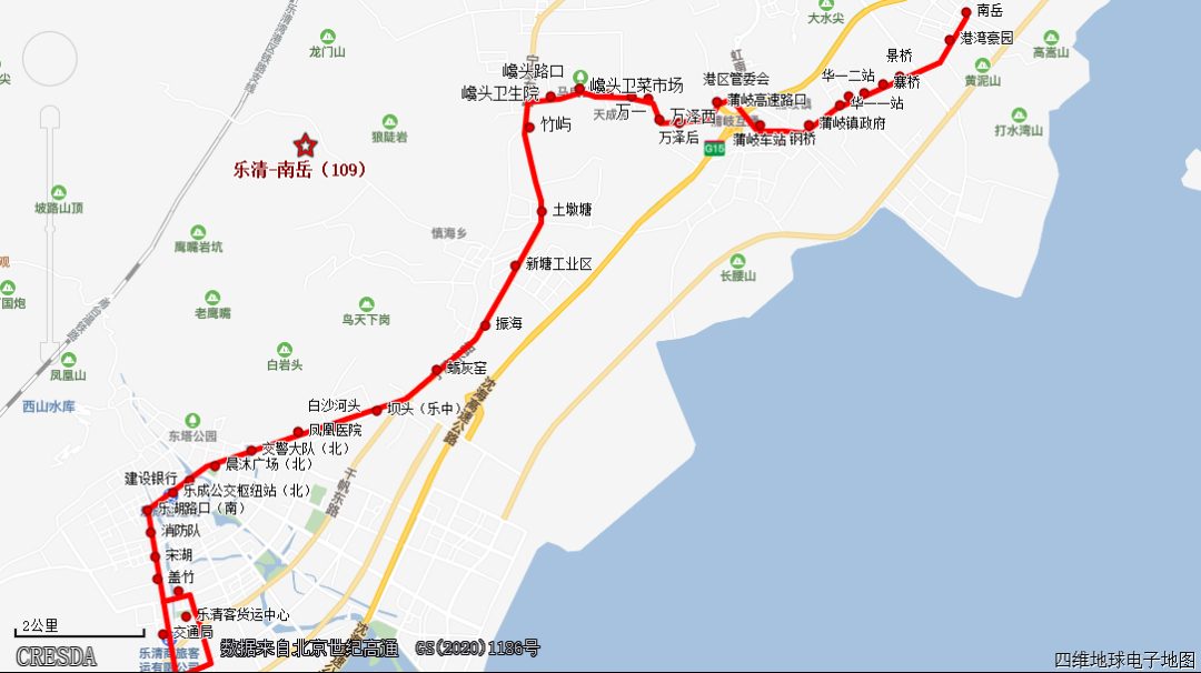 运通109路最新路线图图片