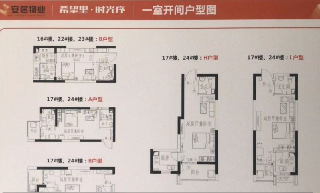 西安希望里时光序小区户型图 西安希望里时光序小区户型图 