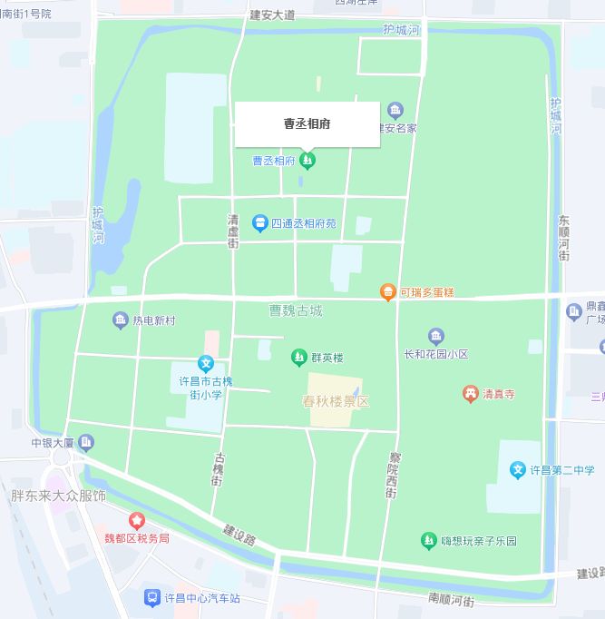 曹魏古城地图图片