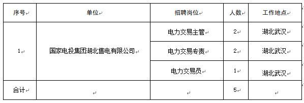 2024国家电投湖北公司招聘公告