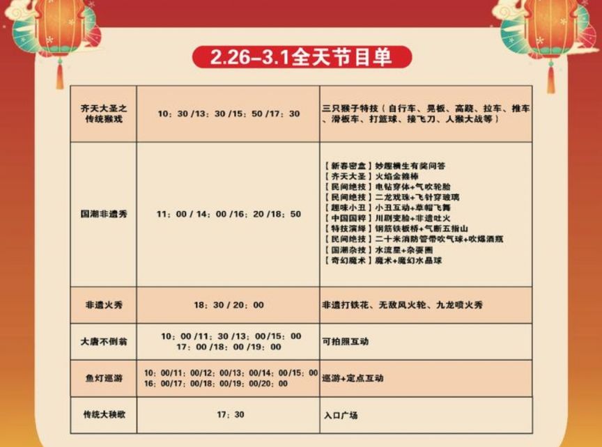 2026烟台迎新春灯会游园攻略