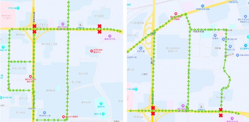 烟台红旗路部分路口3月26日起实施临时交通管控