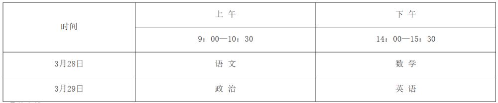 2026江苏省高考体育单招考试安排