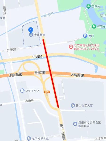 揚子江路與328 國道交叉口交通管制通告- 揚州本地寶