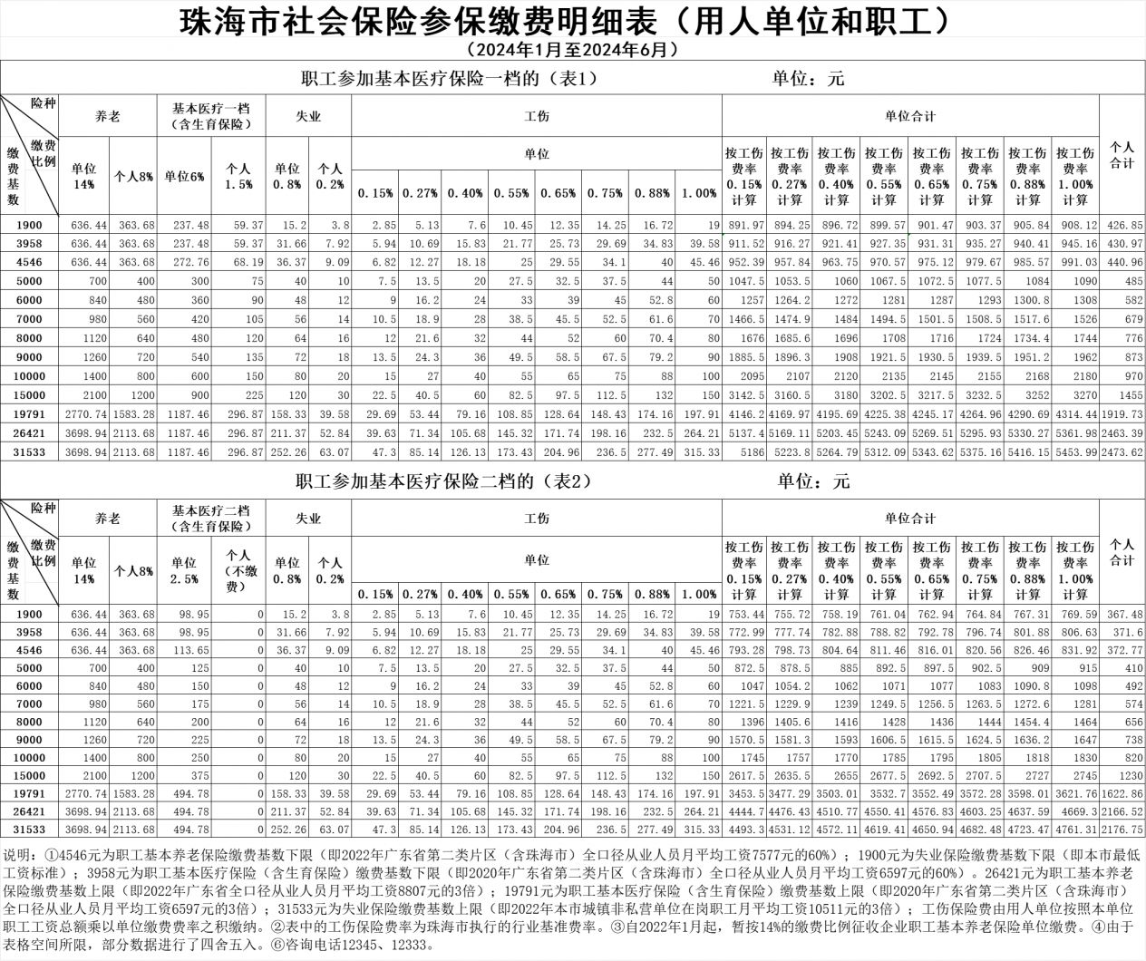 社保缴费明细图片