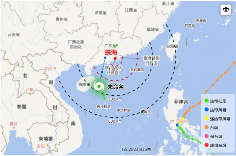 2024年第2号台风路径实时图查询(附查询入口)