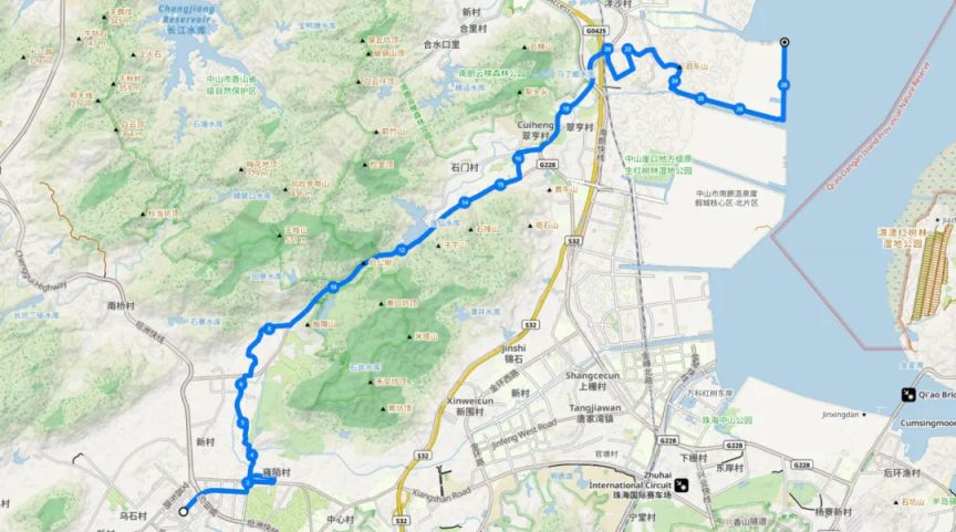 2026中山环五桂山30公里万人乡村徒步路线