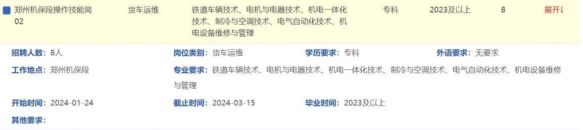 中铁特货物流股份有限公司2024年度毕业生招聘公告